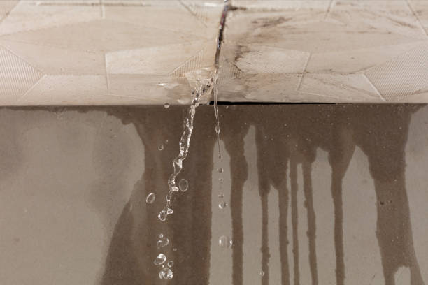 Professional Water Damage Restoration technician working in Millsap, TX
